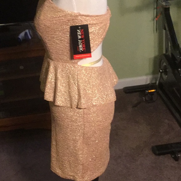Rose Gold Party Dress - Picture 4 of 8